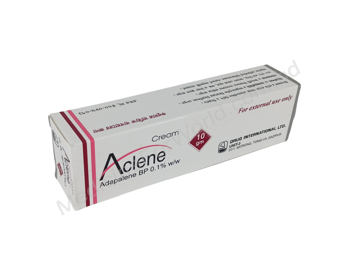 Aclene cream- Generic Adapalene- Drug International Pharma
