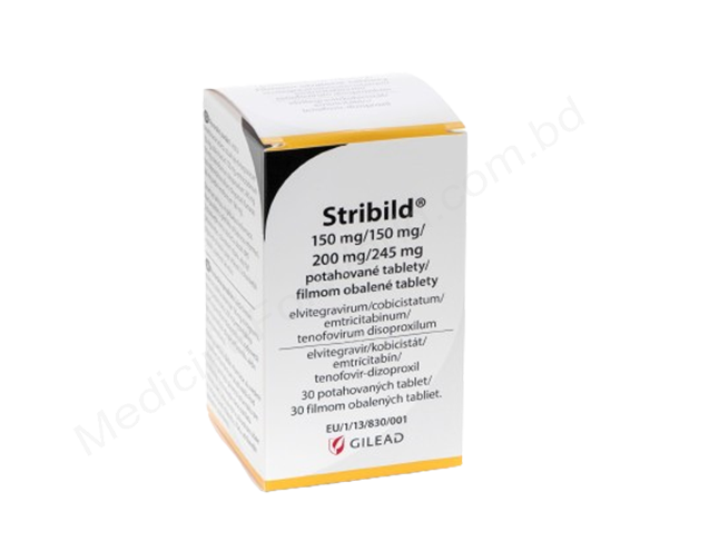 Stribild- Generic Elvitegravir + Cobicistat + Emtricitabine + Tenofovir disoproxil fumarate- GILEAD SCIENCES Pharma