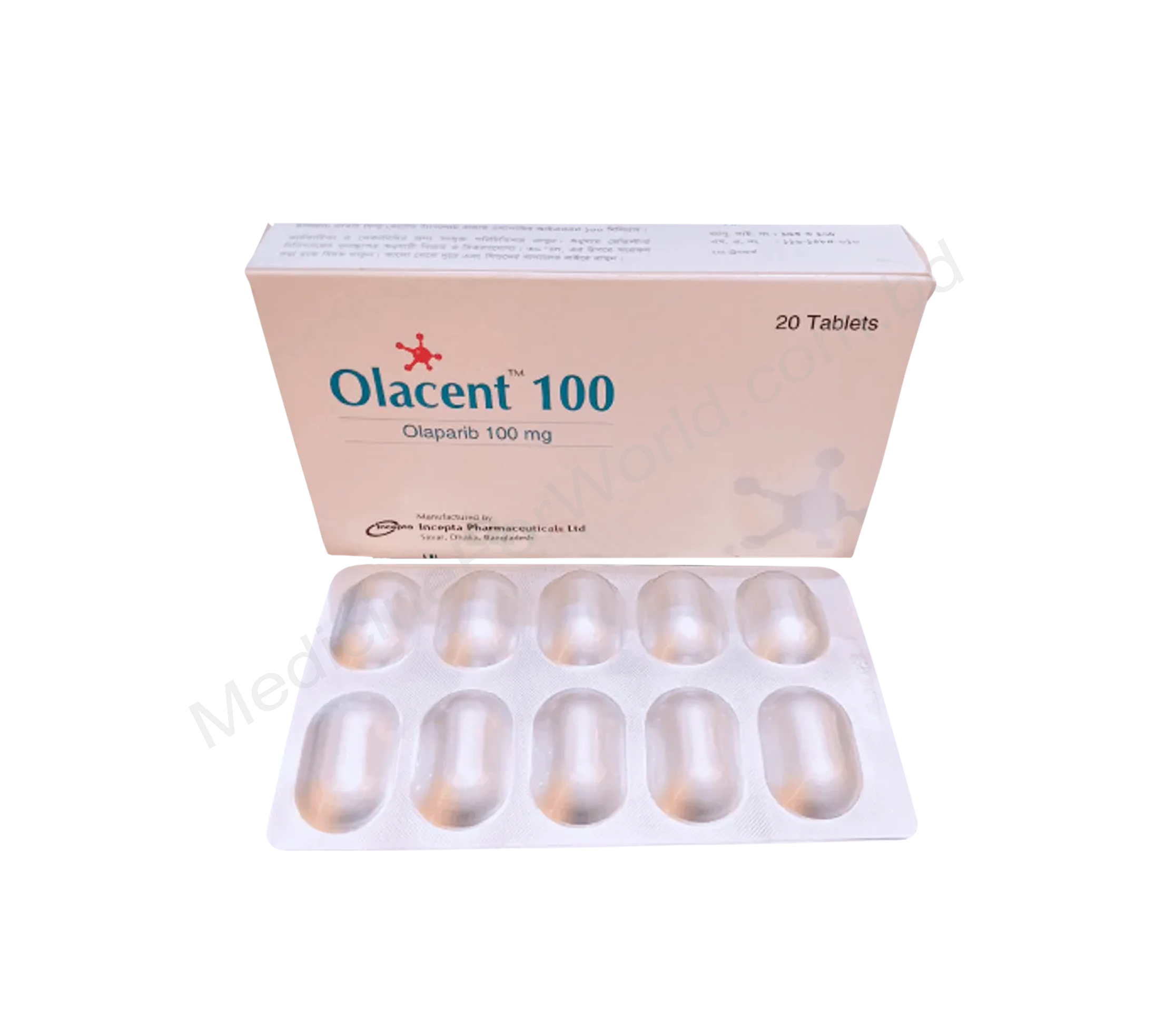 Olacent- 通用的 奧拉帕尼/奥拉帕利- 孟家拉伊斯达制药