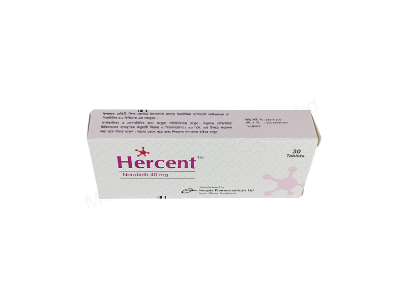 Hercent- 通用的 来那替尼- 孟家拉伊斯达制药