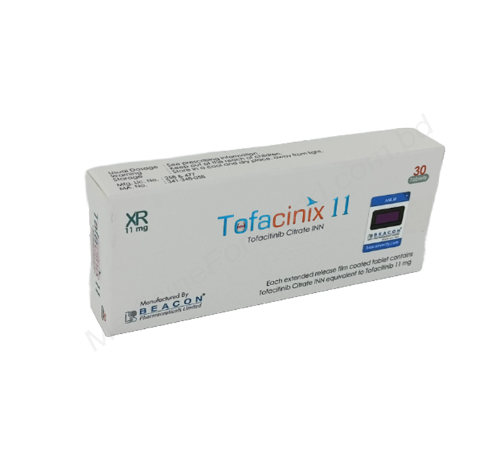 Tofacinix- 通用的 托法替尼/托法替布- 孟加拉碧康制药