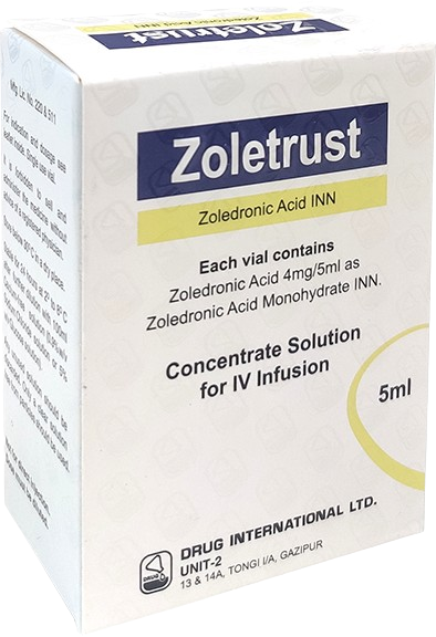 Zoletrust- 通用的 唑来膦酸注射- 耀品国际有限公司