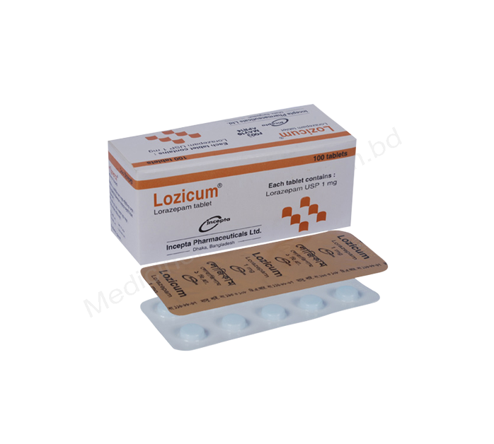 Lozicum - Generic Lorazepam - Incepta Pharma