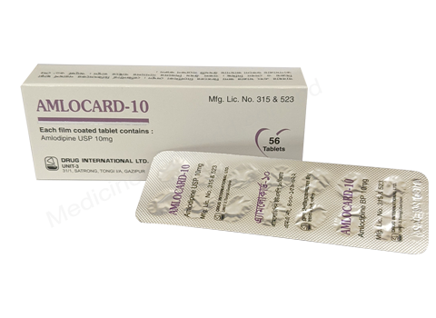 Amlocard- Родовое Амлодипина бесилат- Drug International Pharma