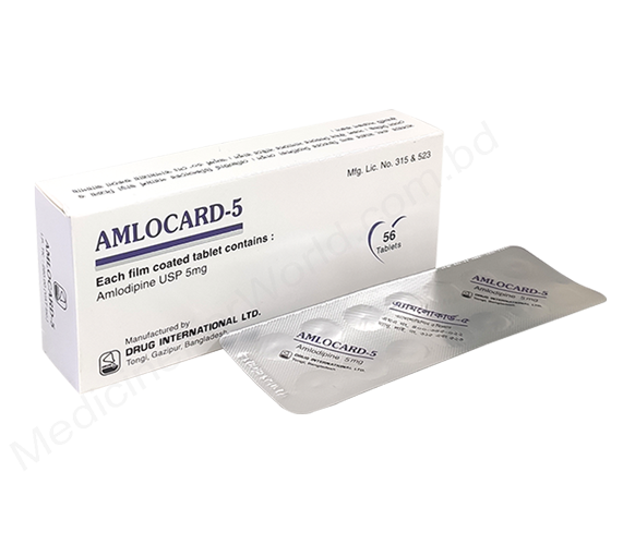 Amlocard- Родовое Амлодипина бесилат- Drug International Pharma