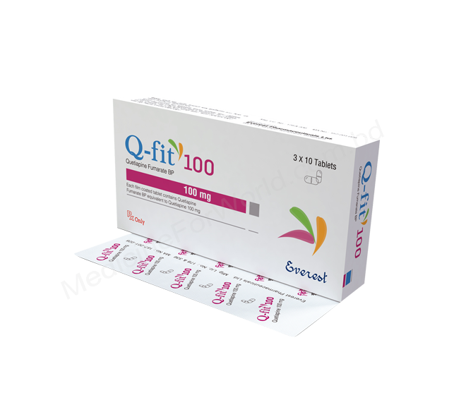 Q-Fit- Родовое QUETIAPINE FUMARATE- Everest Pharma