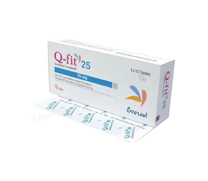 Q-Fit- Родовое QUETIAPINE FUMARATE- Everest Pharma