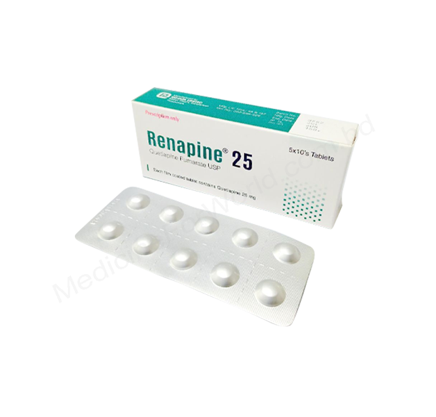 Renapine- Родовое QUETIAPINE FUMARATE- Renata Pharma