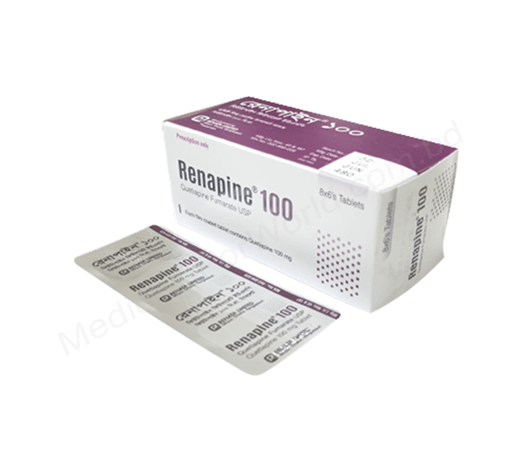Renapine- Родовое QUETIAPINE FUMARATE- Renata Pharma