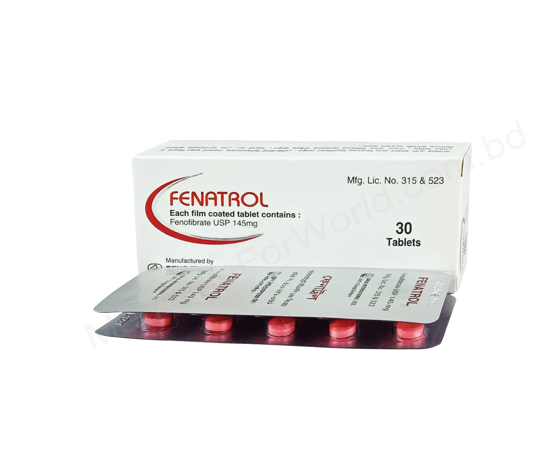 Fenatrol- Родовое Фенофибрат- Drug International Pharma