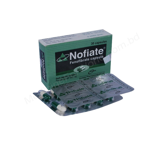 Nofiate- Родовое Фенофибрат- Incepta Pharma