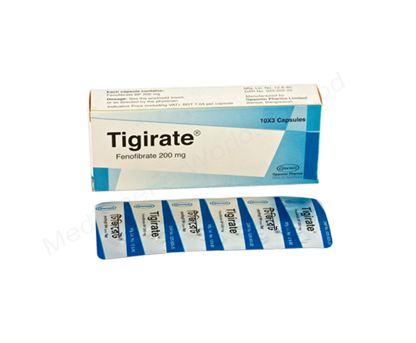 Tigirate- Родовое Фенофибрат- Opsonin Pharma