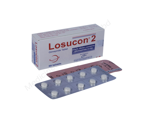 Losucon - 通用的 GLIMEPIRIDE - 孟家拉伊斯达制药
