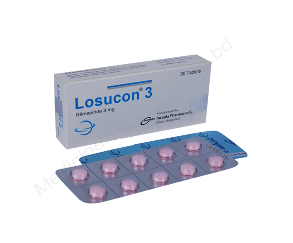 Losucon - 通用的 GLIMEPIRIDE - 孟家拉伊斯达制药