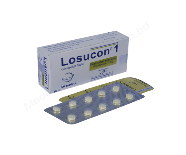 Losucon - 通用的 GLIMEPIRIDE - 孟家拉伊斯达制药