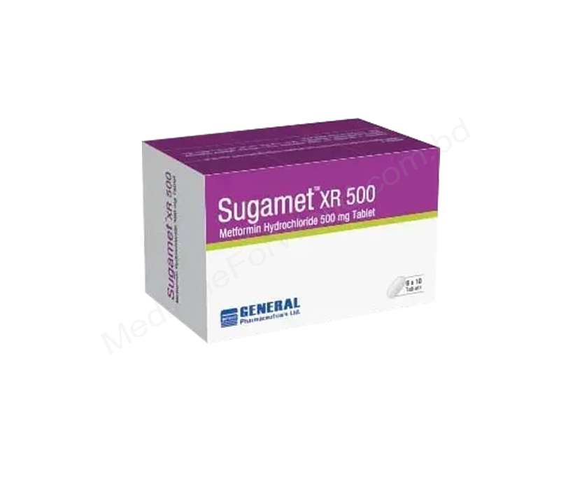 Sugamet XR- Generic METFORMIN HYDROCHLORIDE- General Pharma