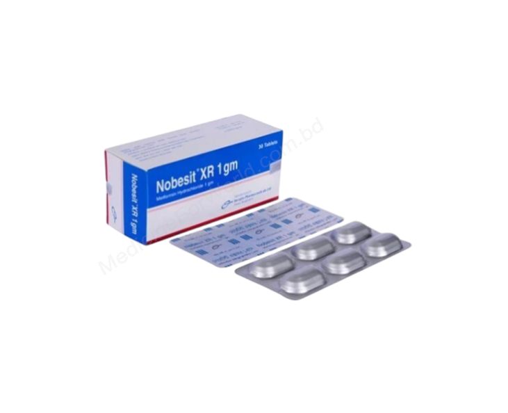 Nobesit XR- Родовое METFORMIN HYDROCHLORIDE- Incepta Pharma