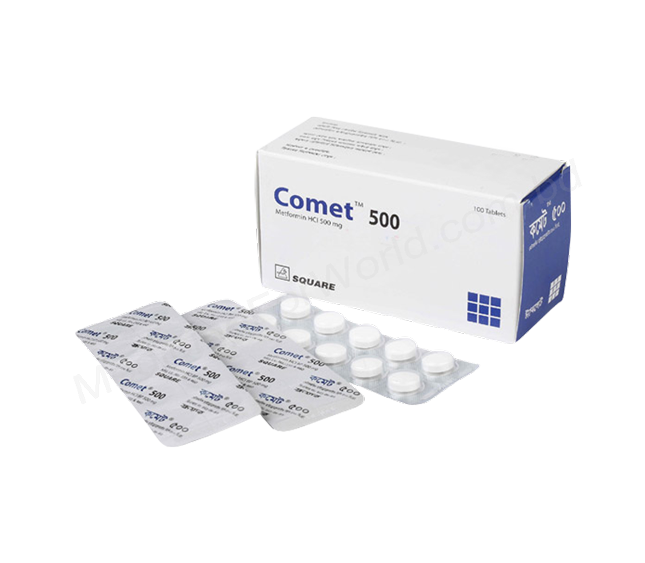 Comet XR- Generic METFORMIN HYDROCHLORIDE- Square Pharma