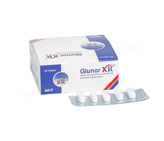 Glunor XR- Generic METFORMIN HYDROCHLORIDE- Eskayef pharma