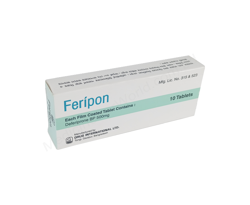 Feripon- Generic Deferiprone- Drug International Pharma