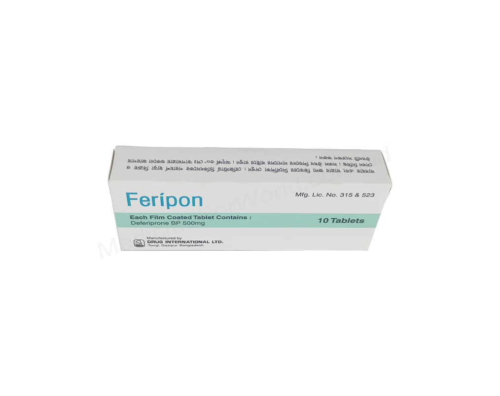 Feripon- Generic Deferiprone- Drug International Pharma