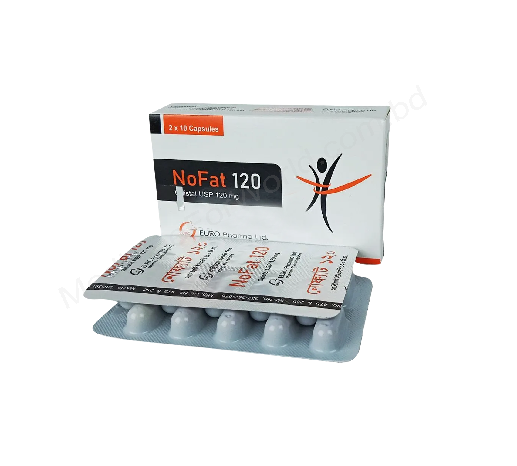 NoFat- Родовое Орлистат- Euro Pharma