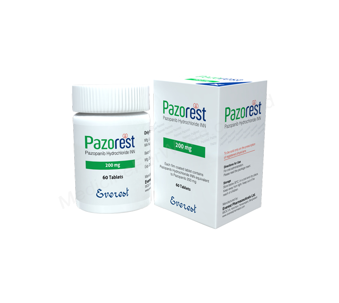 Pazorest- Родовое Пазопаниб- Everest Pharma