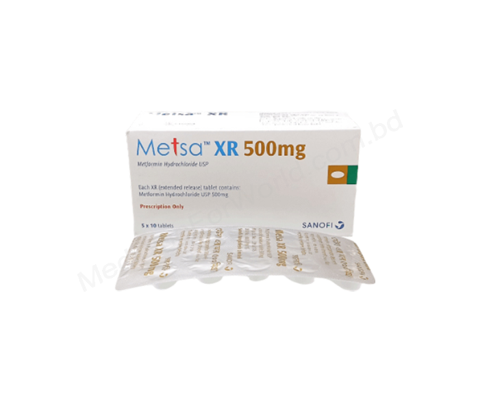 Metsa XR- Generic METFORMIN HYDROCHLORIDE- Synovia Pharma