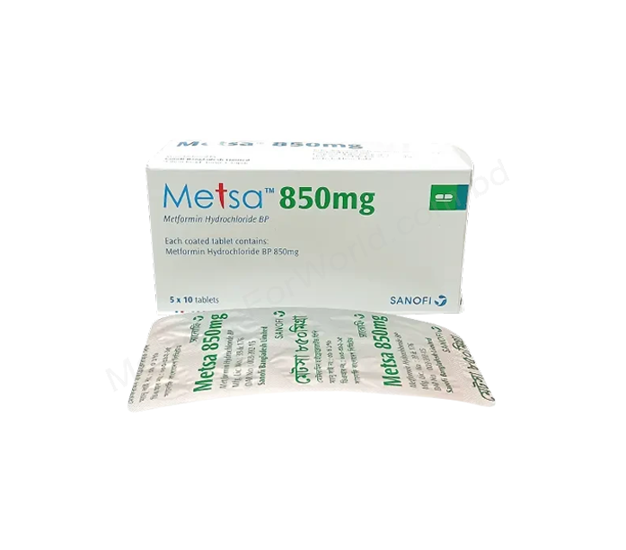 Metsa- 通用的 METFORMIN HYDROCHLORIDE- Synovia Pharma