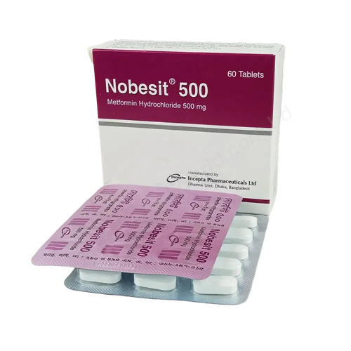 Nobesit- Родовое METFORMIN HYDROCHLORIDE- Incepta Pharma