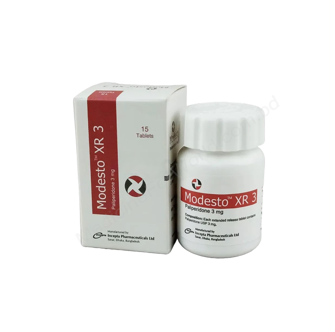 Modesto XR- 通用的 帕潘立酮- 孟家拉伊斯达制药