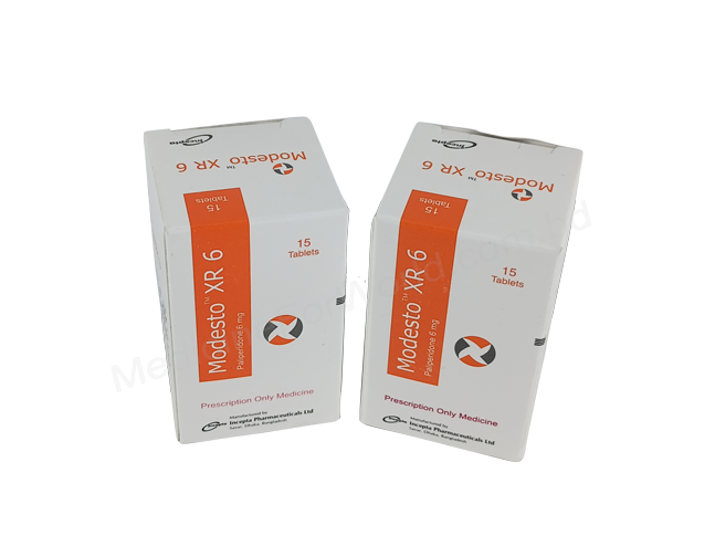 Modesto XR- 通用的 帕潘立酮- 孟家拉伊斯达制药