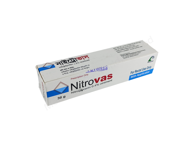 Nitrovas- Generic Nitroglycerin- Popular Pharma