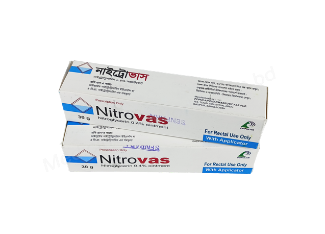 Nitrovas- Generic Nitroglycerin- Popular Pharma