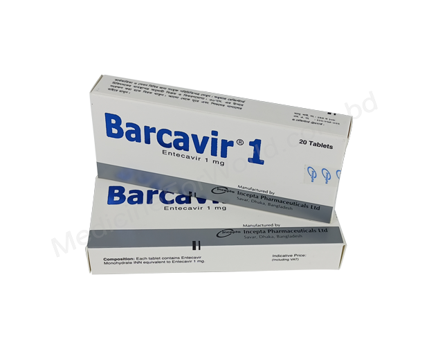 Barcavir- 通用的 恩替卡韦- 孟家拉伊斯达制药