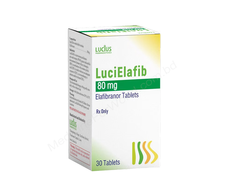 Lucielafib- Родовое Элафибранор- Lucius Pharma