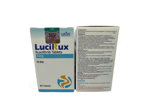 LuciRux- 通用的 芦可替尼- Lucius Pharma