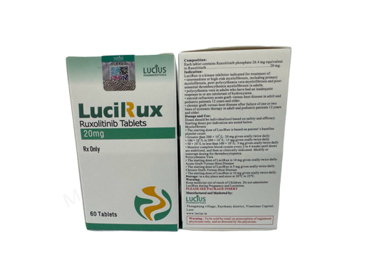 LuciRux- 通用的 芦可替尼- Lucius Pharma