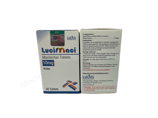 LuciMaci- 通用的 马西腾坦- Lucius Pharma