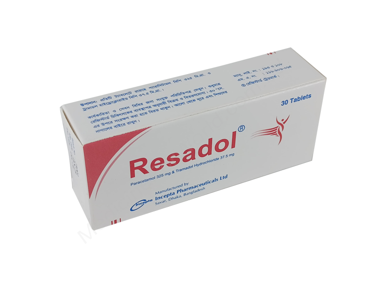 Ресадол- Родовое Парацетамол & трамадола гидрохлорид- Incepta Pharma