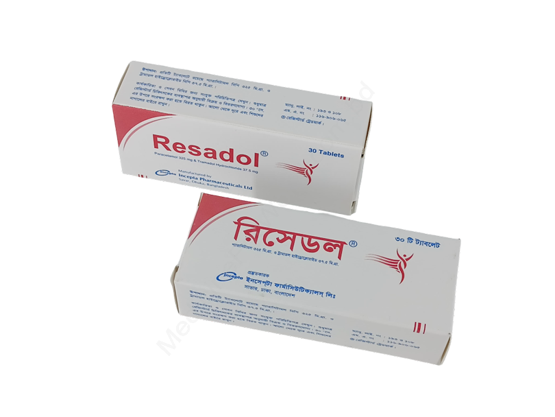 Ресадол- Родовое Парацетамол & трамадола гидрохлорид- Incepta Pharma