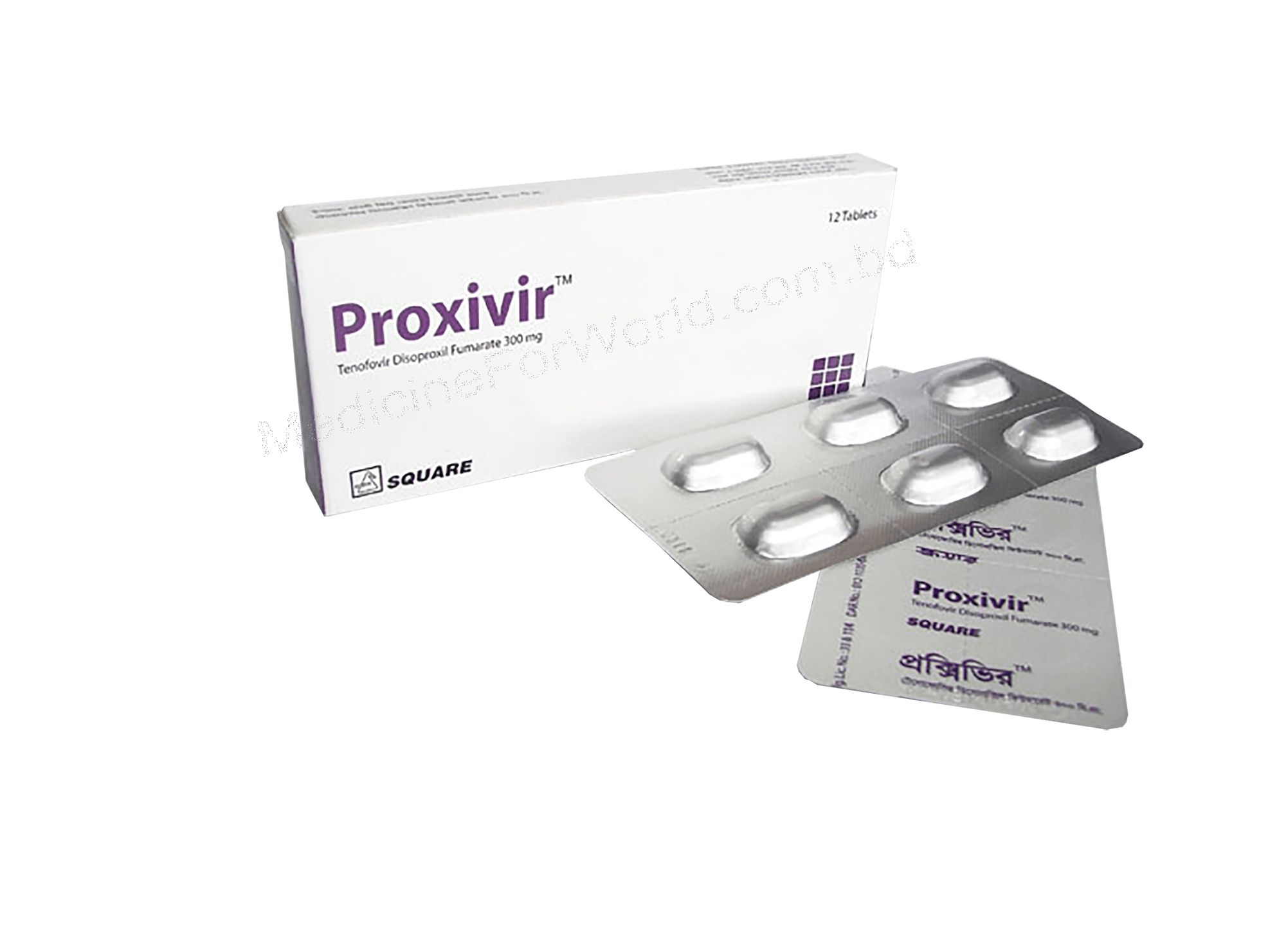 Proxivir- Родовое Тенофовира дизопроксила фумарат- Square Pharma