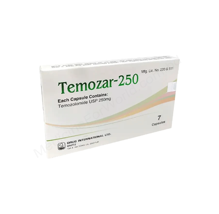Temozar- Родовое Темозоломид- Drug International Pharma