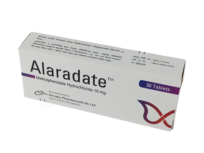 Alaradate- 通用的 盐酸哌甲酯- 孟家拉伊斯达制药