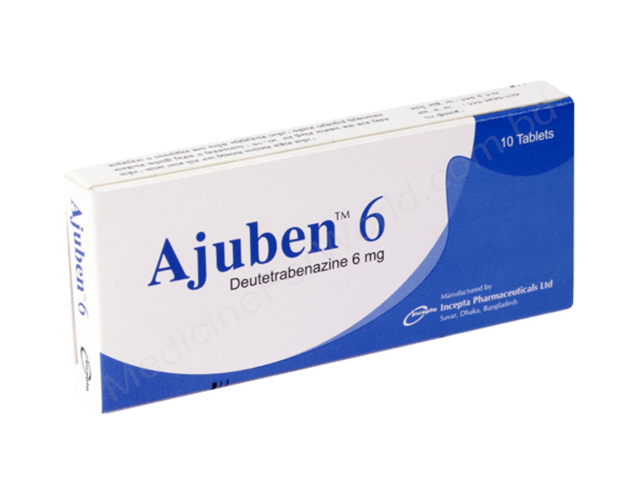 Ajuben- Generic Deutetrabenazine- Incepta Pharma