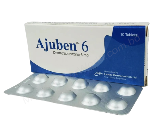 Ajuben- Generic Deutetrabenazine- Incepta Pharma