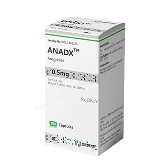 ANADX- Generic Anagrelide- Bigbear Pharma