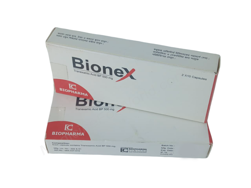 Bionex- Родовое Транексамовая кислота- Biopharma Limited
