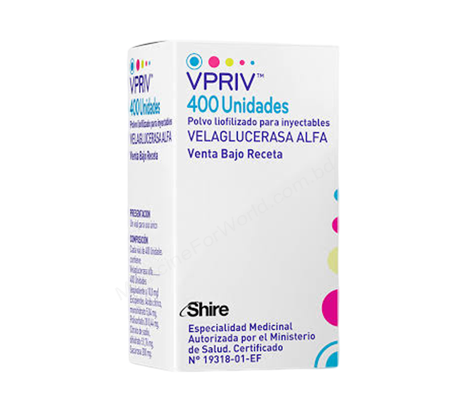 VPRIV- Generic VELAGLUCERASE ALFA- Shire Pharma