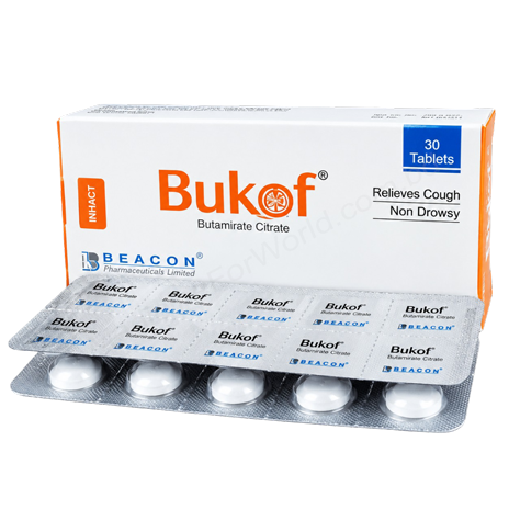 Bukof- Generic Butamirate Citrate- Beacon pharma
